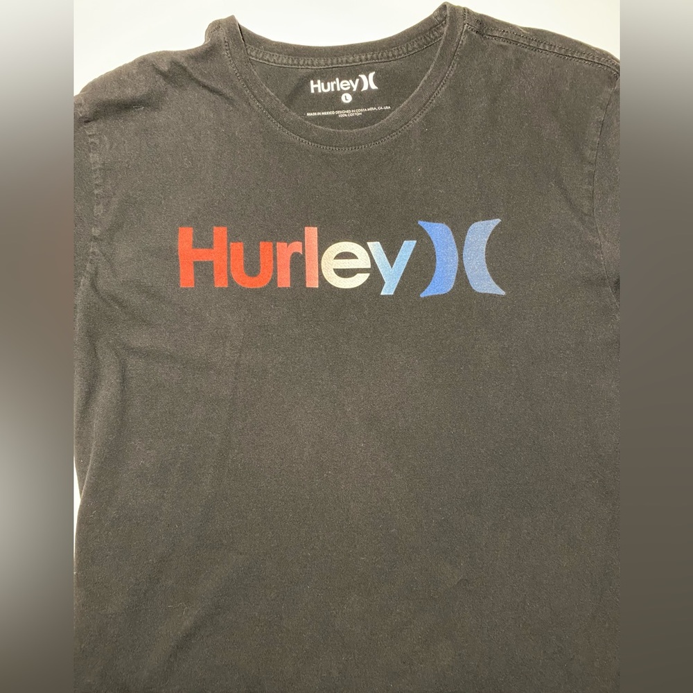 Hurley Men’s T-Shirt. Size Large. - Picture 4 of 5